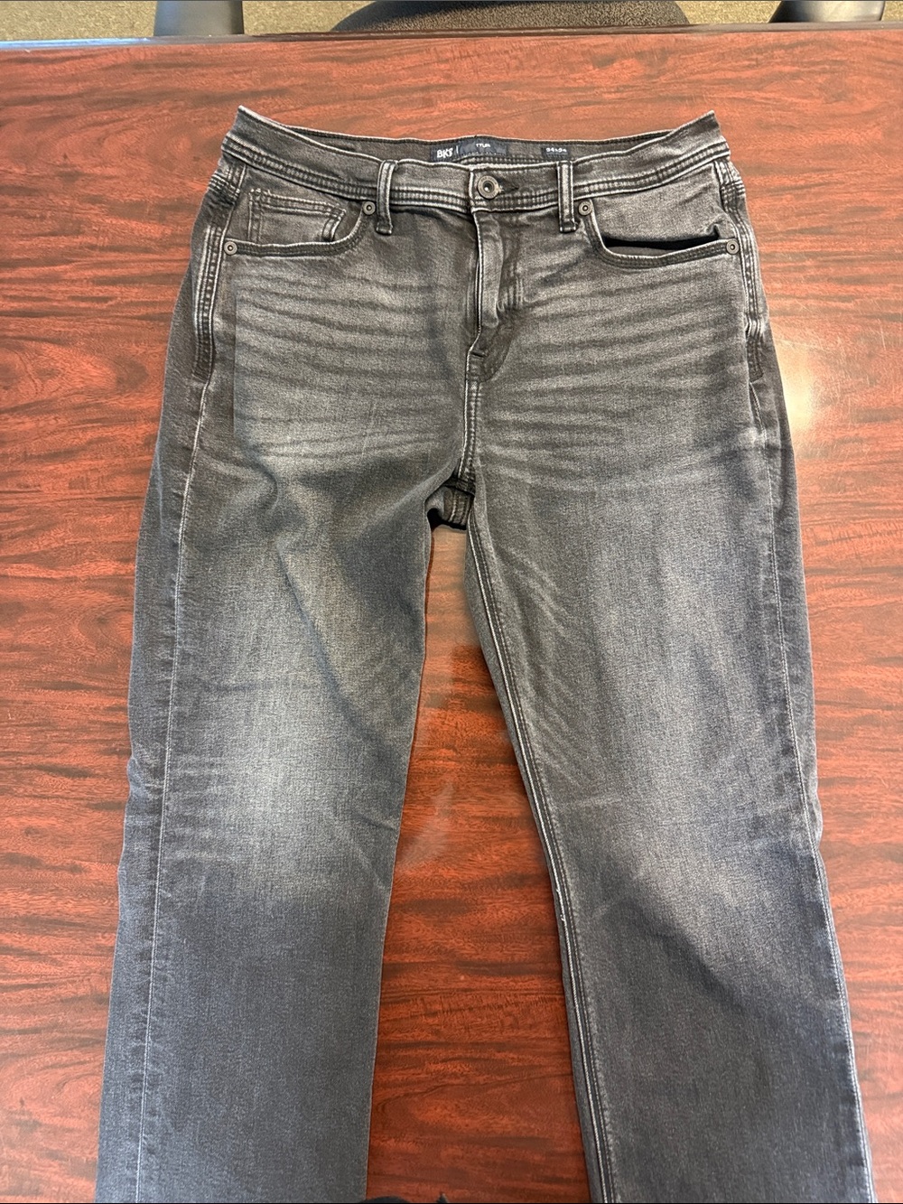 Buckle Men's Tyler Stretch Washed black Jeans